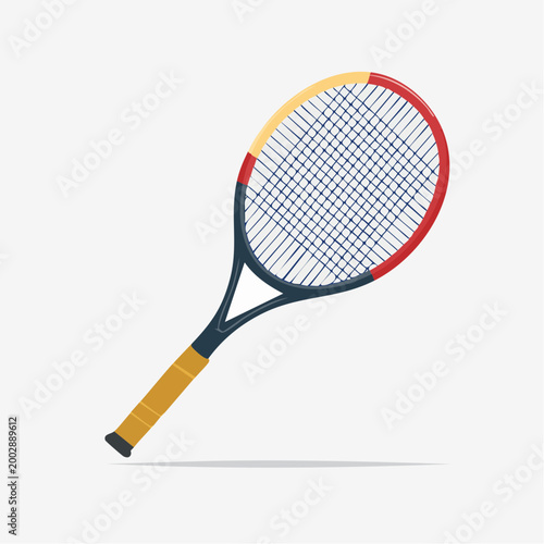 Illustration of a Tennis Racquet