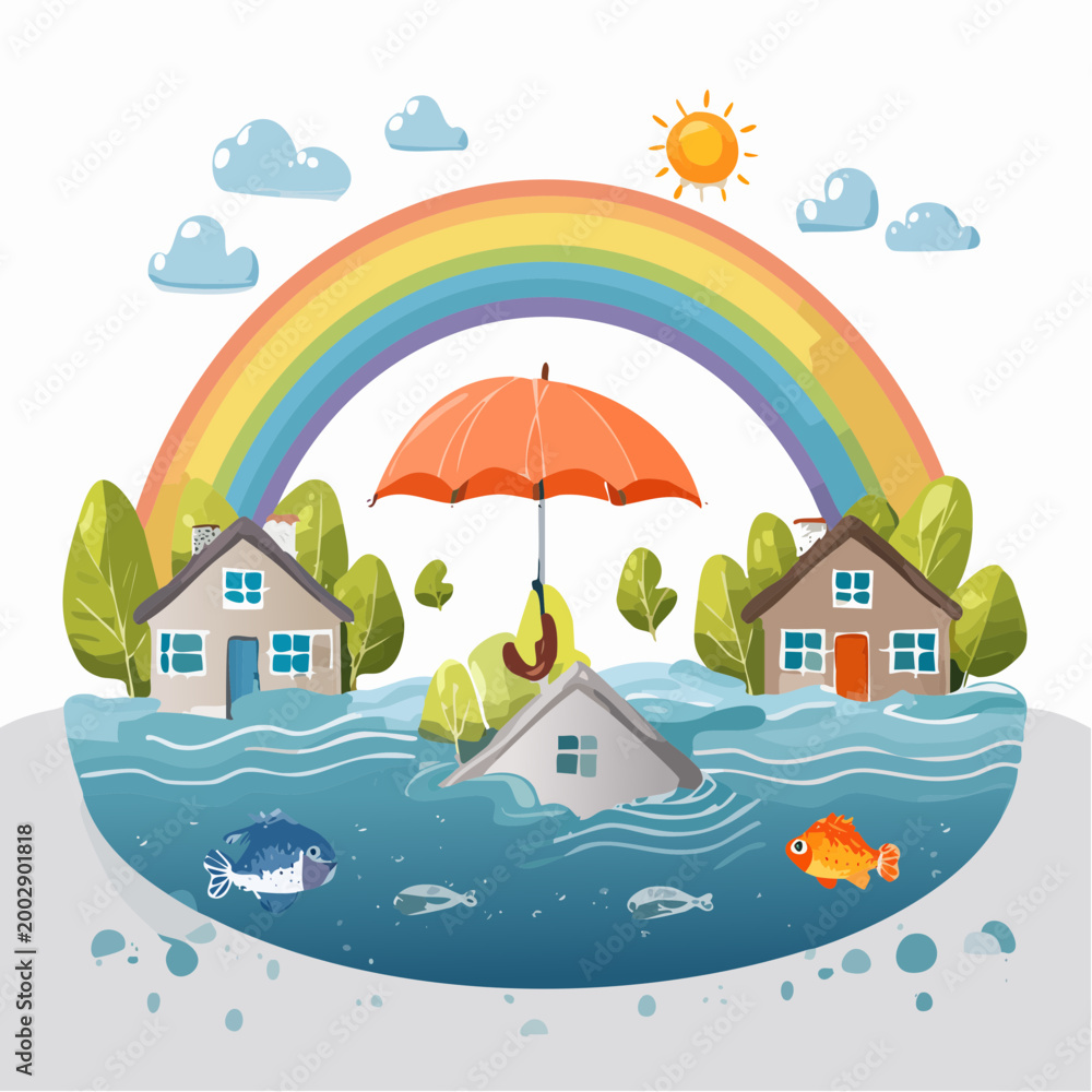 Obraz premium Flood Protection and Hope