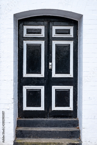 old wooden door