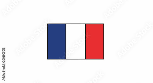 Simple depiction of the French flag in blue, white, and red vertical bands Free Download Simple depiction of the French flag in blue, white, and red vertical bands - GFXLoad