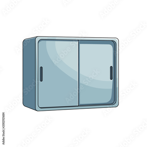 Modern Sliding Door Cabinet - Minimalist Furniture Design