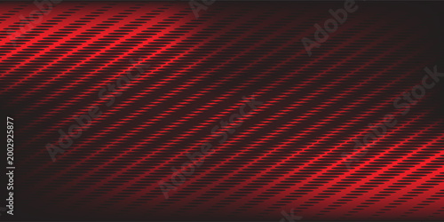 Latar Belakang Gradien Halftone Merah dan Hitam Abstrak. Titik lingkaran kecil hingga besar.