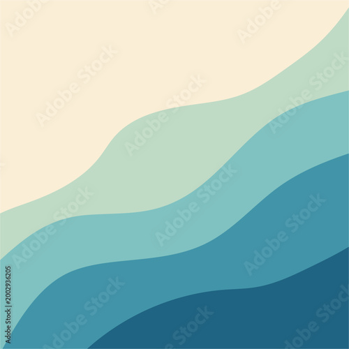 Minimalist abstract wavy gradient Background, soft aesthetic