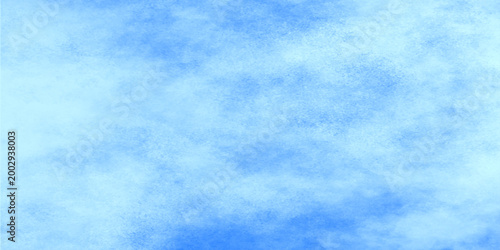 Soft blue cloudy background with white misty texture vector illustration for design, Brush-painted blurred and grainy paint aquarelle Abstract light sky blue watercolor background.