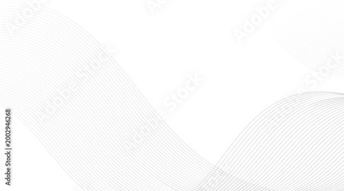 Abstract waves line background minimalist gray and white design