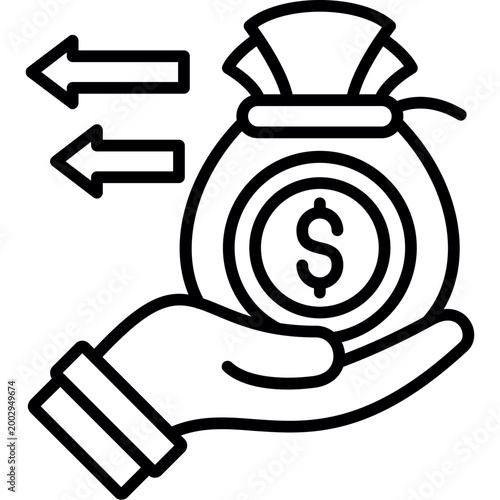 Φωτογραφία Kickback Icon Vector Element