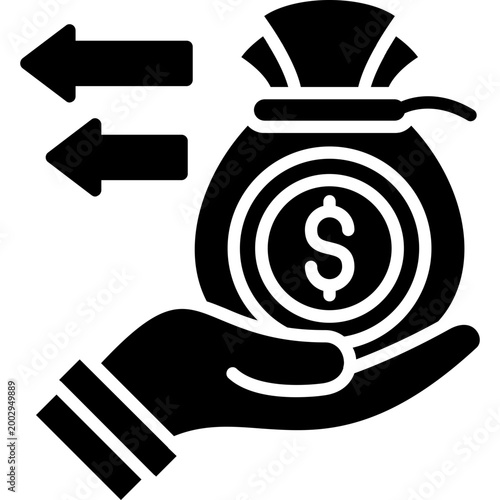 Φωτογραφία Kickback Icon Vector Element
