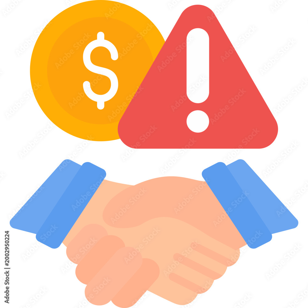 Foto Corporate Corruption Icon Vector Element