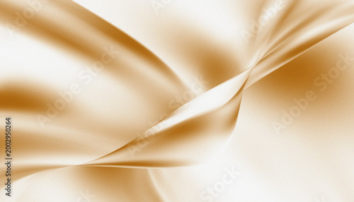 Obraz na płótnie A gold (champagne gold) satin or silk fabric background that has a smooth texture and luxurious sheen