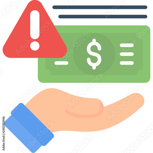 Tableau sur toile Bribe Payment Icon Vector Element