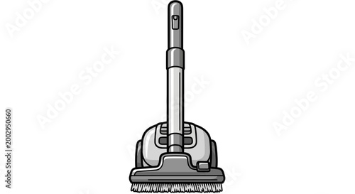 Modern vacuum cleaner illustration, isolated on white background