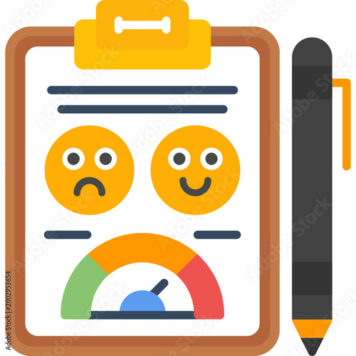 NPS Score Icon Vector Element