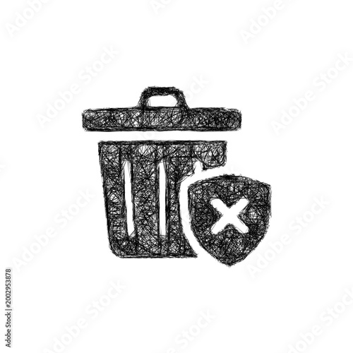 Sketch right to delete icon design