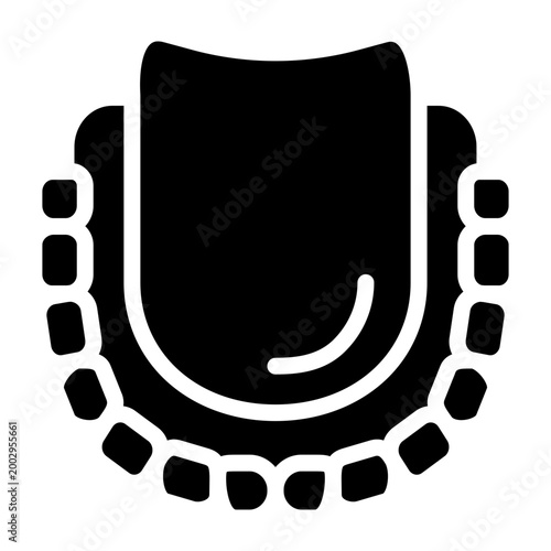 Teeth Vector Glyph Icon Design