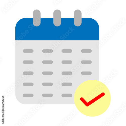 Work Routine Vector Flat Icon Design