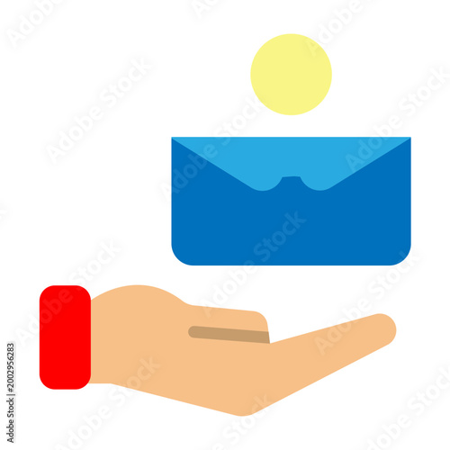 Job Offer Vector Flat Icon Design