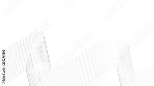 Abstract waves line background minimalist white and gray pattern design