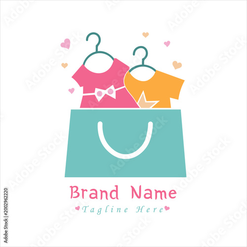 Kids Clothing Logo Design.