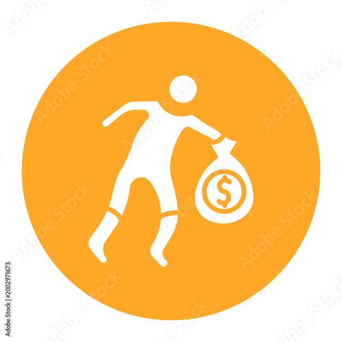 Tableau sur toile Burglary Icon