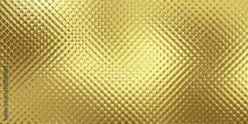 Vector iridescent gold holographic chrome foil vaporwave background texture vector pattern. Trendy pearlescent pastel rainbow prism effect. Corrugated ribbed privacy