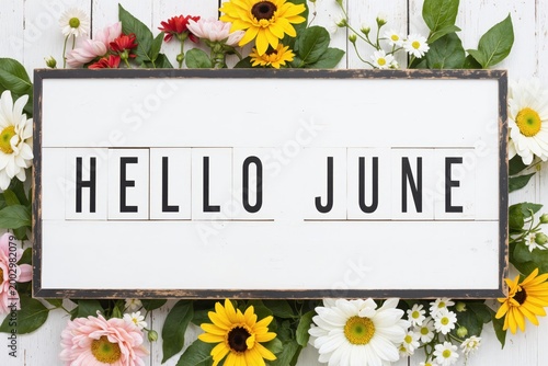 hello june sign