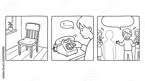 An Unspoken Connection, Phone and Missing Voices