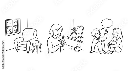 Nurturing Connections: Communicating Through Sharing Ideas