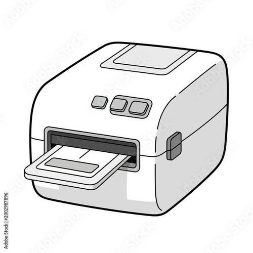 Modern Label Printer Device