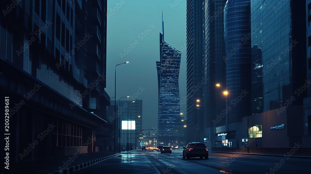 Naklejka premium urban traffic