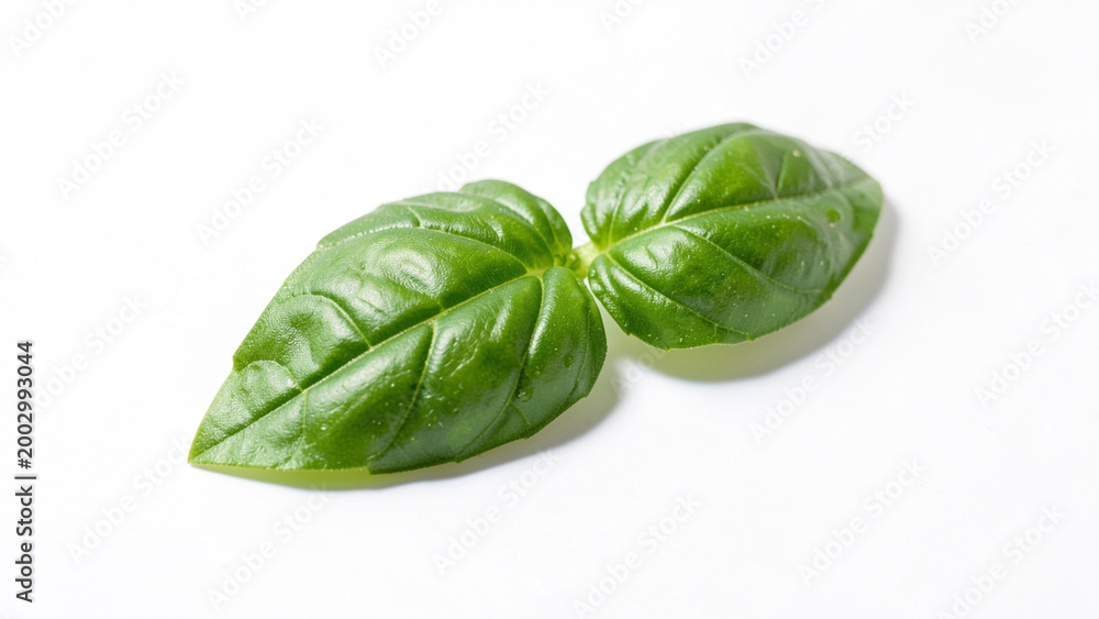 Fototapeta premium Fresh Green Basil Leaves