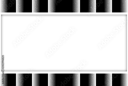 aesthetic frame SIMPLE DYNAMIC LINE art design with pattern black and white background