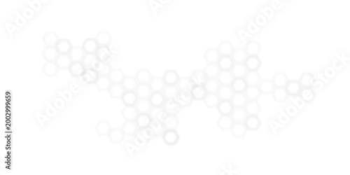 Modern White Background With Luxury pink Hexagonal Pattern For Contemporary Decor.