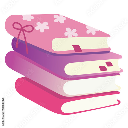 Back to school 01 Stacked books