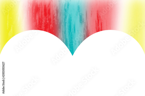 aesthetic frame SIMPLE DYNAMIC LINE art design with colourful background