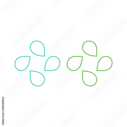 MEDICAL CROSS SET ISOLATED ON WHITE