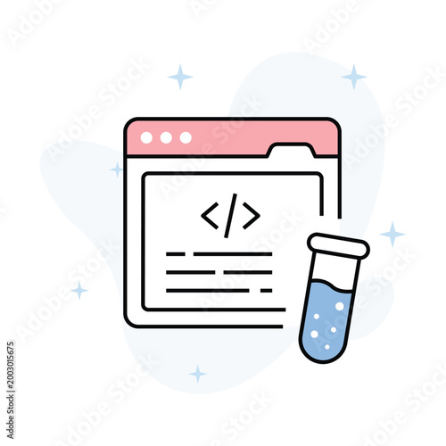 Web Coding Vector Fill outline Icons Eps 10 File