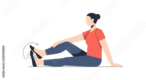 woman doing yoga, pilates stretch, exercise illustration, fitness routine, healthy lifestyle