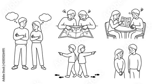 Couples Navigating Conversations with Expressive Styles