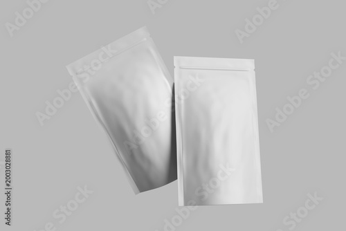 Floating Pouch Packaging Mockup