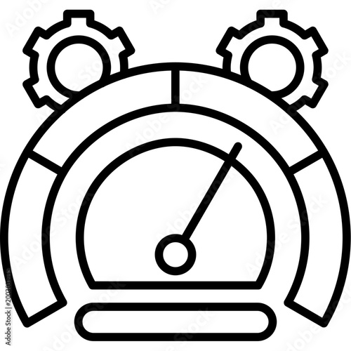 Billede på lærred Speed optimization Icon