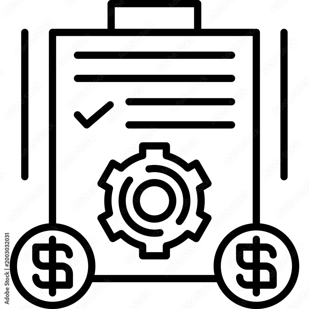 Fotografie Budget plan Icon