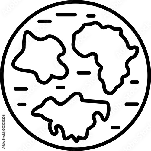 Archipelago Islands Line Icon