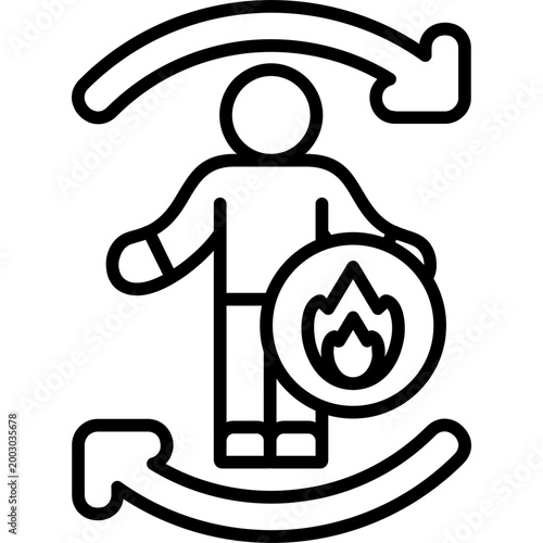 Metabolism Line Icon