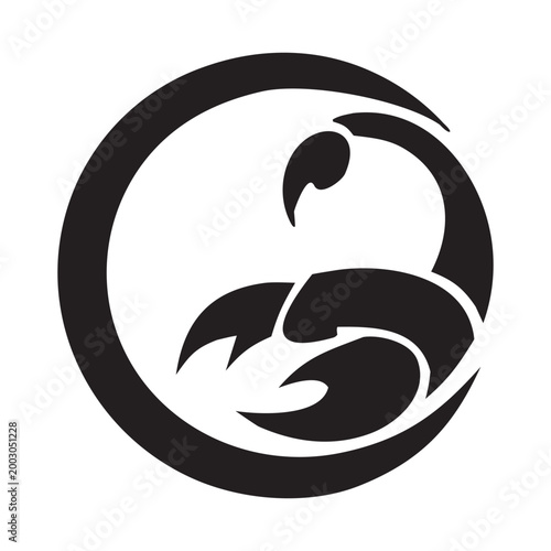 Elegant Line Art Scorpion Logo