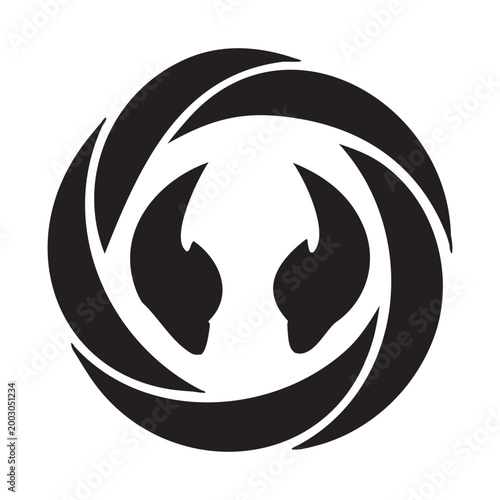 Simple Monoline Scorpion Logo Design