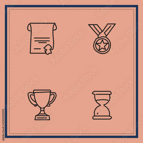 Martial Arts Gear Icons Set , Boxing Gloves, Karate Belt, Punching Bag, Helmet and Training Equipment Vector Collection