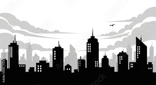 city skyline silhouette