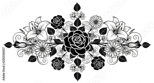 floral design element