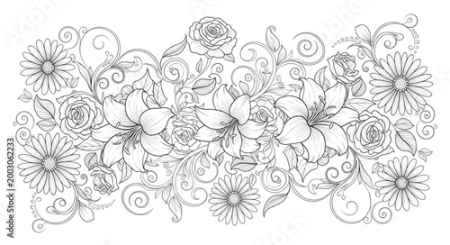 vector illustration of a flower