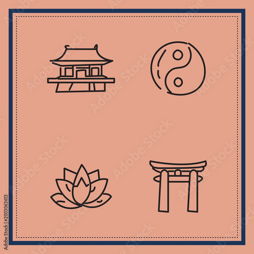 Martial Arts Gear Icons Set , Boxing Gloves, Karate Belt, Punching Bag, Helmet and Training Equipment Vector Collection